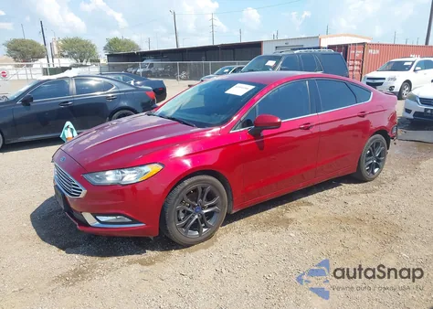 2018 Ford Fusion S из США, поврежденный, VIN 3FA6P0G73JR203593